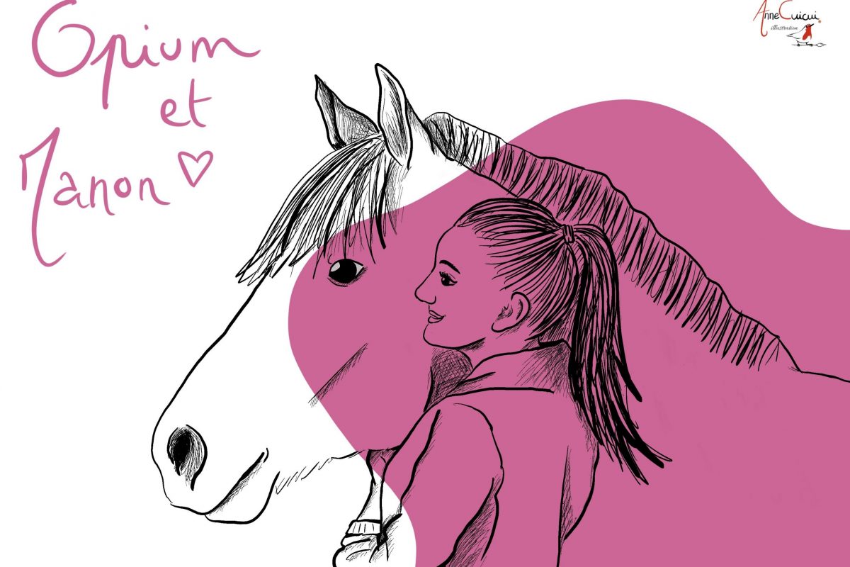 Portrait de cavalier.e et leur monture